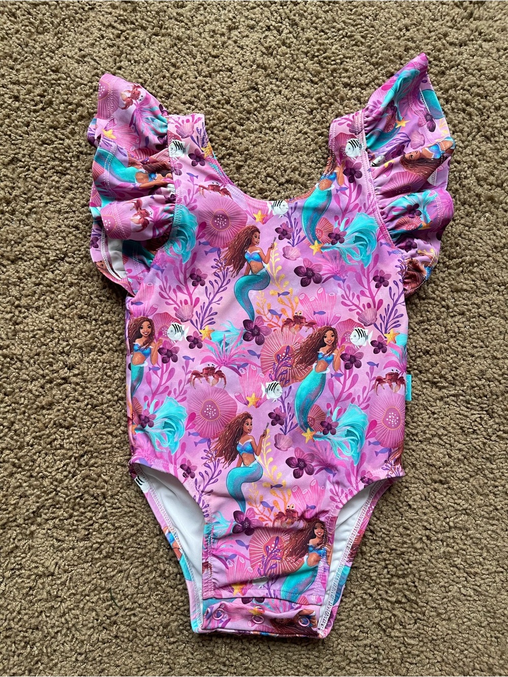 Disneys Little Mermaid Ruffle One-Piece Swimsuit